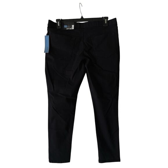 Apt. 9 Modern Fit Skinny Leg Denim Jeans Women's 16P Petite Black Mid Rise Pants - Picture 2 of 11